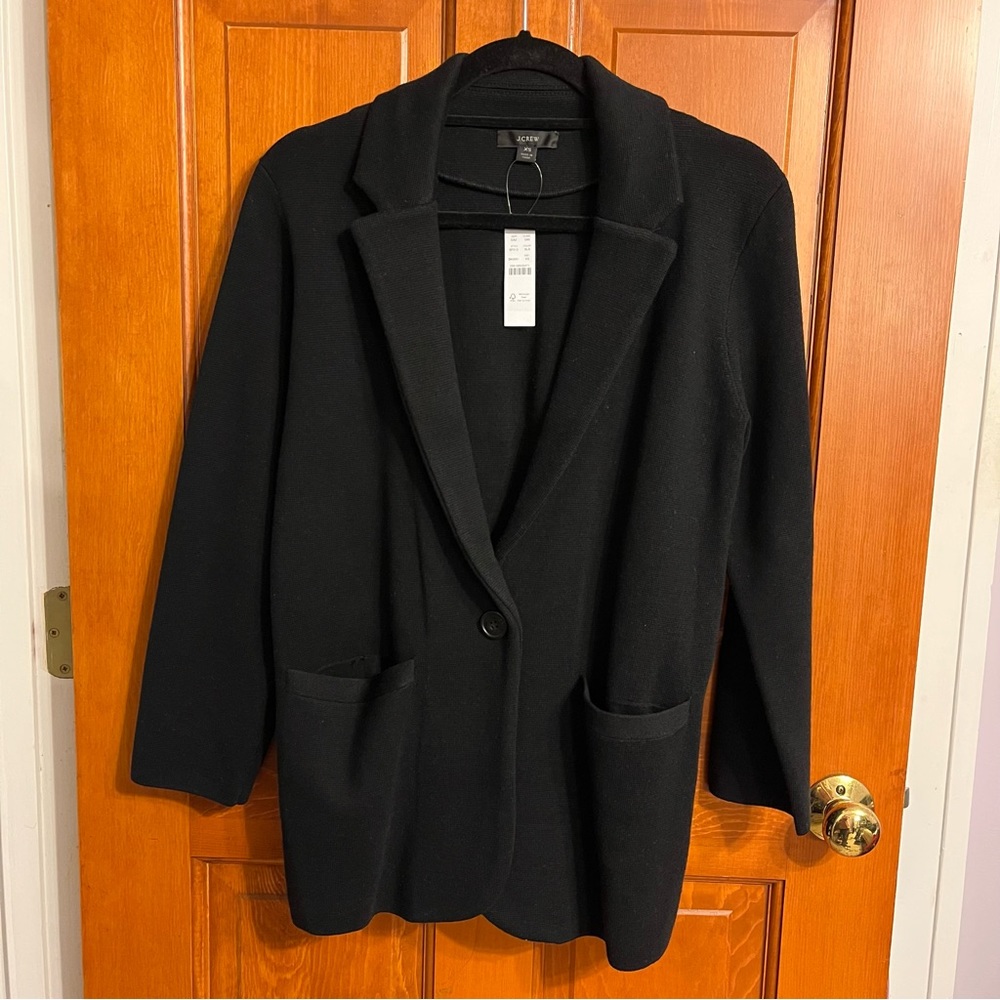 NWT J. Crew Cecile Relaxed Sweater Blazer
